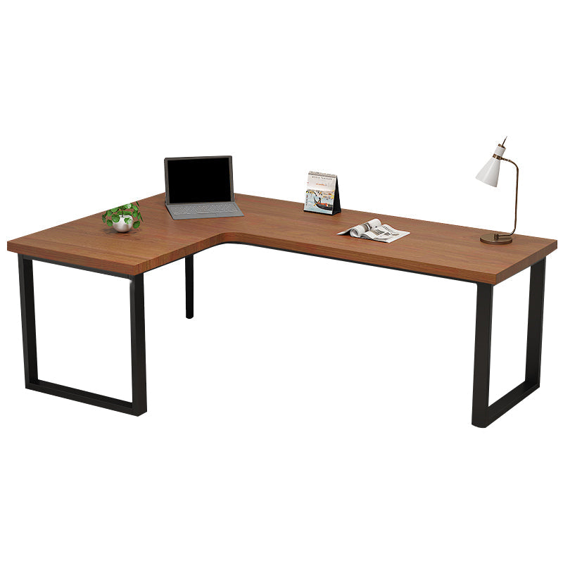 Industrial Massive hölzerne Schreibtisch L-Form Office Desk für Büro