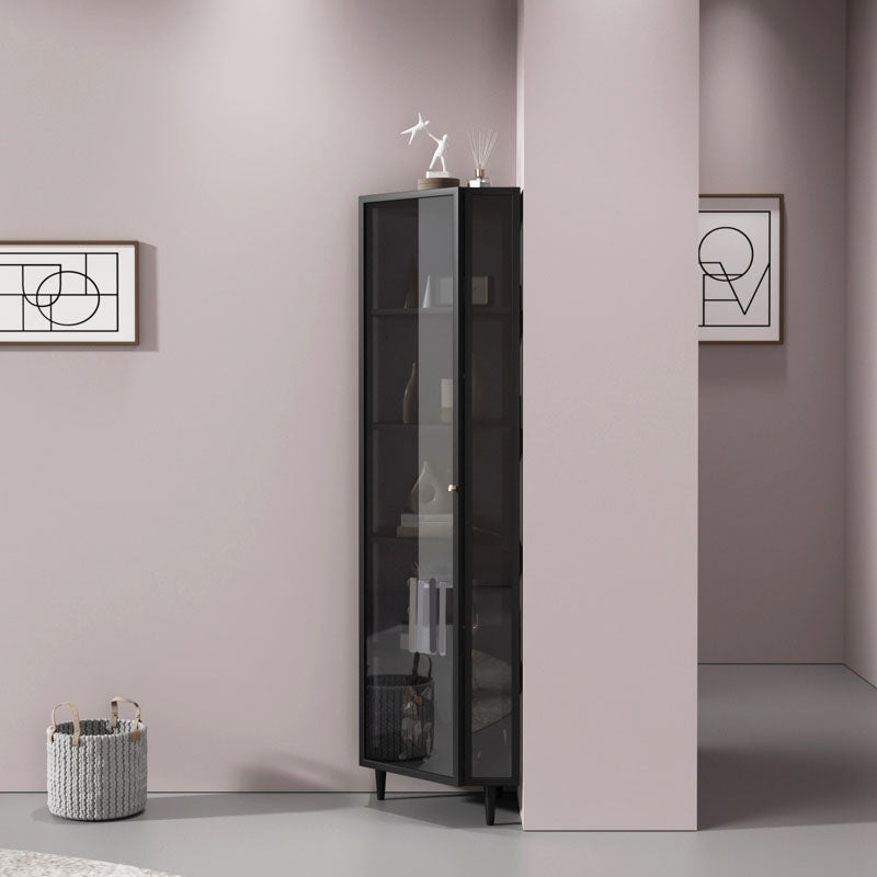 Eigentijdse curiokast metalen opbergkast voor eetkamer