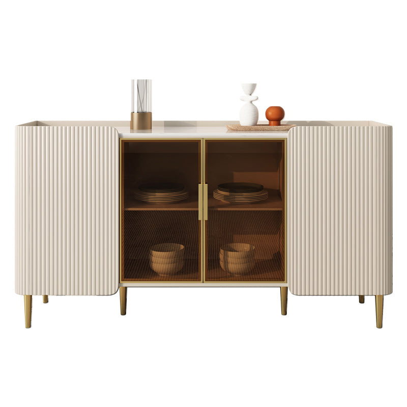 Tavolo a buffet in stile glam Credenza a buffet con cassetti e armadi