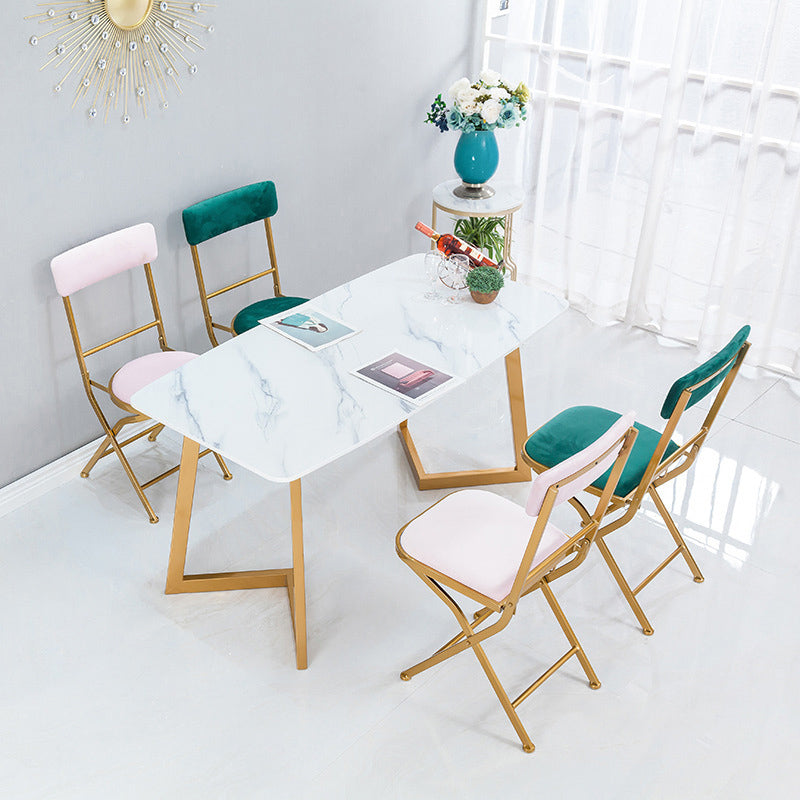 1/5 Stück Nordic Ess -Set Rechteck Stein Esstisch für Esszimmer