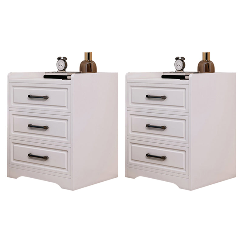 Cajón de la mesa de acento contemporáneo Cajón de almacenamiento de la cama de la cama de la cama