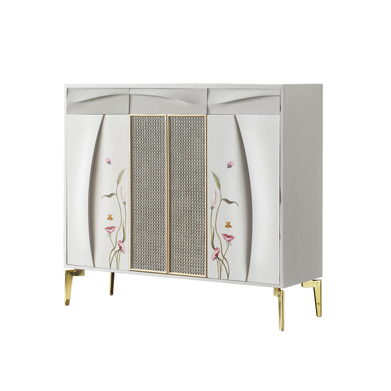 Classic Glam Horizontal Combo Dresser Wood Storage Chest Dresser for Bedroom White-Gray Clearhalo 'Bedroom Furniture' 'Dressers & Chests' 'dressers_chests' 'furn' 'furn_dressers_chests' 'Furniture' 6837709