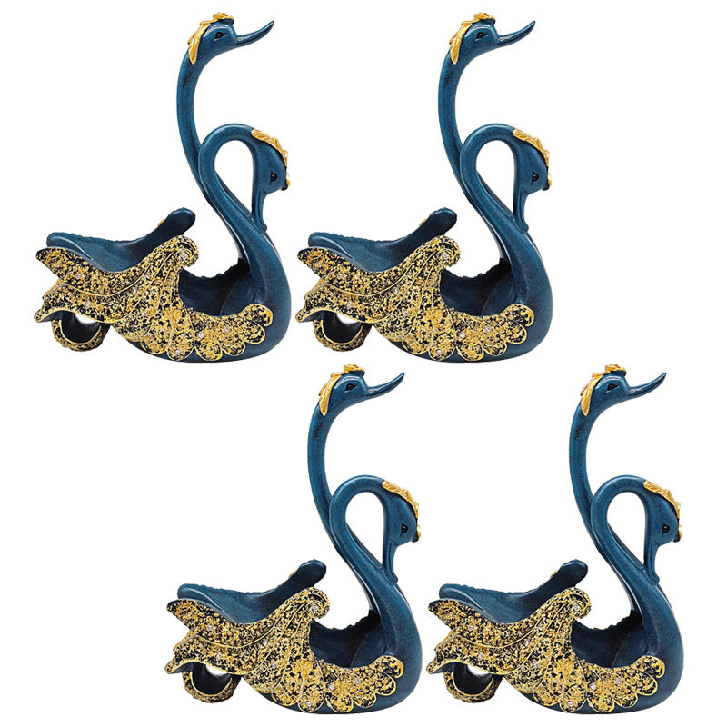 Botella de la rejilla de vino de resina de la botella de vino Glametop en azul