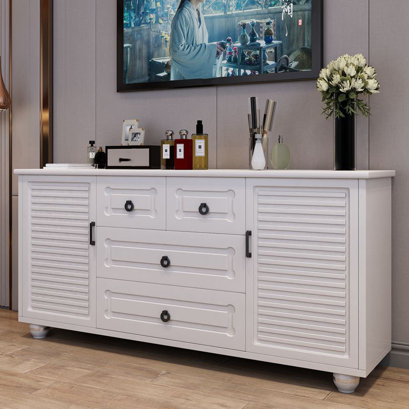 15.6-inch W Traditional Storage Chest Manufactured Wood Storage Chest Dresser 71"L x 16"W x 31"H White Clearhalo 'Bedroom Furniture' 'Dressers & Chests' 'dressers_chests' 'furn' 'furn_dressers_chests' 'Furniture' 6858848