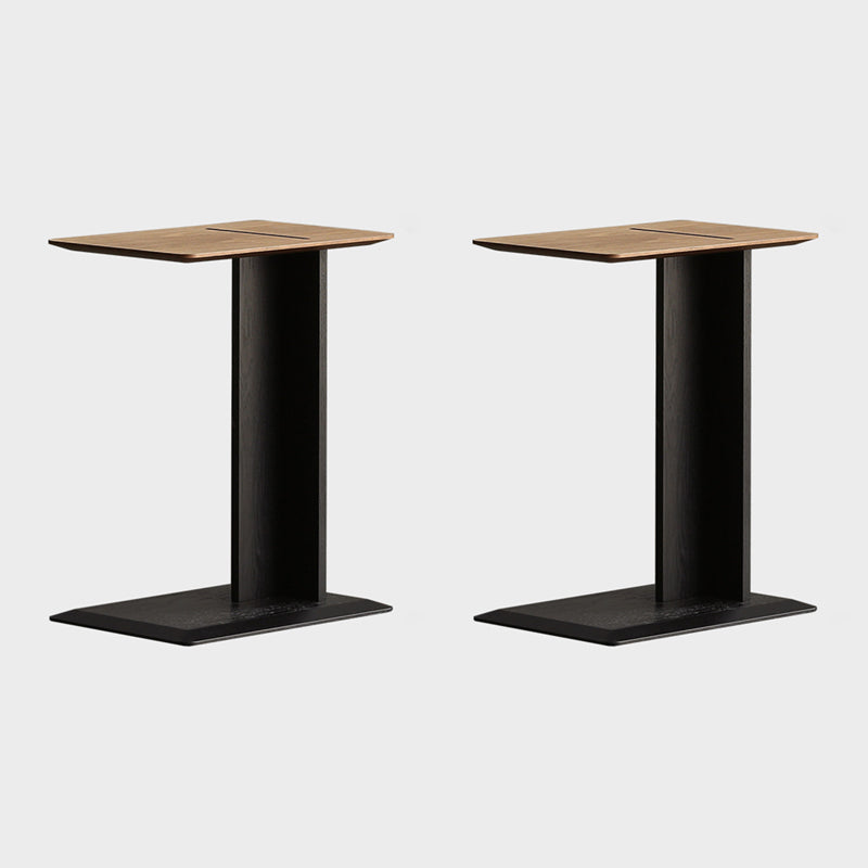 Modern Accent Side Table Wood Square Pedestal Side Table for Living Room 2 Clearhalo 'Coffee & Accent Tables' 'End & Side Tables' 'end_side_tables' 'furn' 'furn_end_side_tables' 'Furniture' 'Living Room Furniture' 6863187