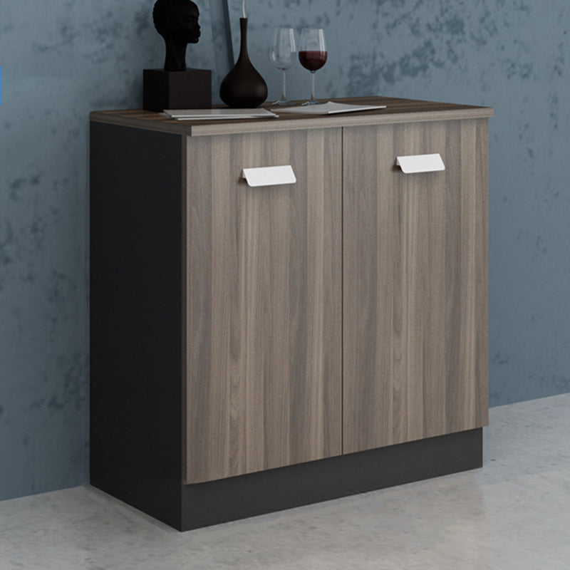 Traditioneller Aktenschrank Holzrahmen vertikaler Aktenschrank für Büro