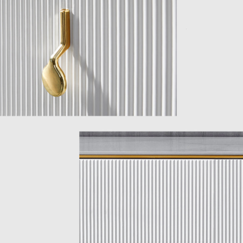 Glam chiusura con console multimediale di stoccaggio chiuso con cassetti