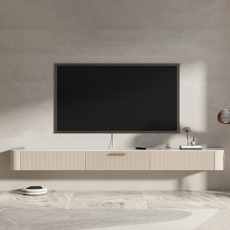 Console TV mobile con console di archiviazione chiusa con cassetti