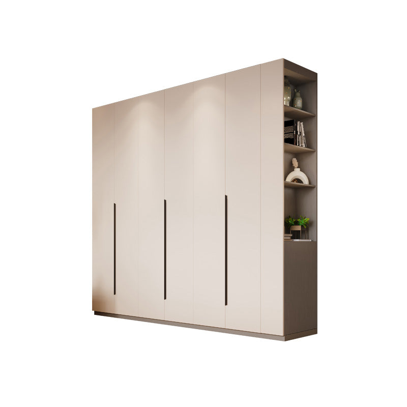 Modern Wood Wardrobe Armoire Freestanding Soft Close Doors Wardrobe Cabinet