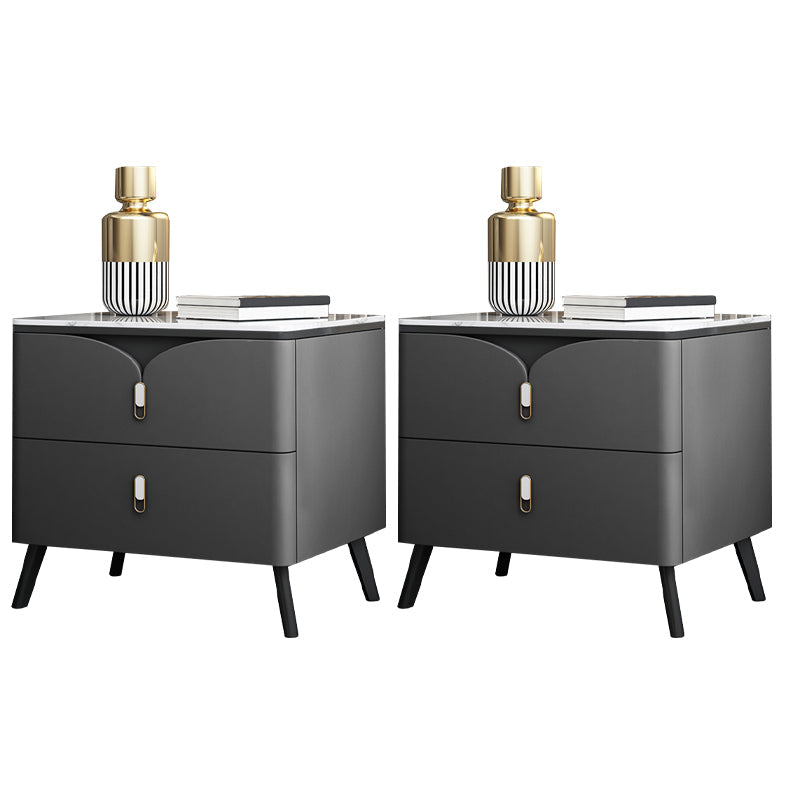 Schubladen Speicherakzent Tisch Nachttisch Antike Finish Nachttisch