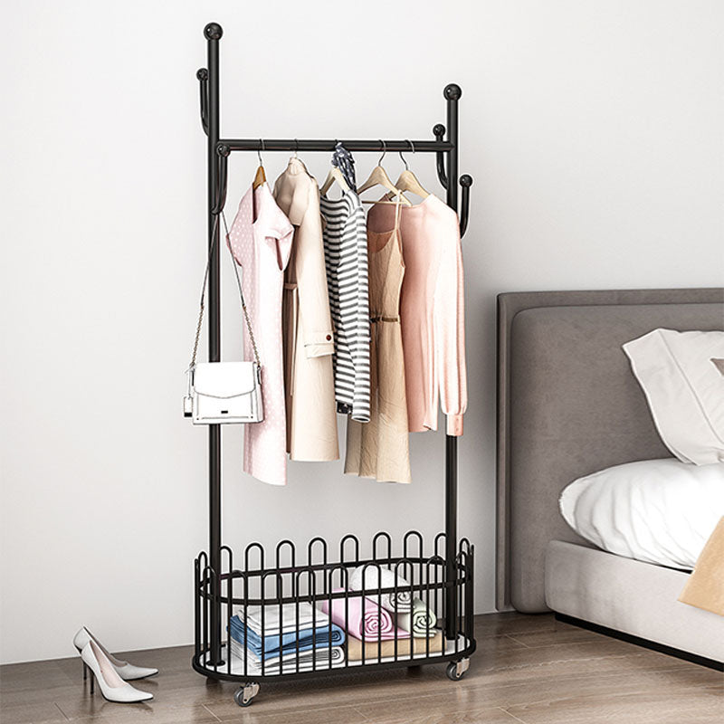 Zeitgenössische Kleiderregal -Metall -Haken -Haken mit Richtigen Kleiderbügel