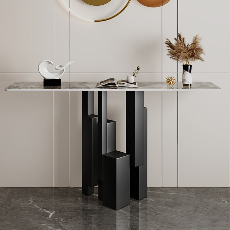 Tabla de acento de consola rectángulo moderno Table de sofá consola resistente a los rasguños