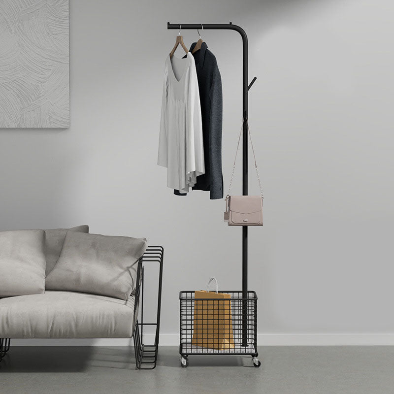 Panier de rangement de panier moderne Câches de coulage détaillé en métal.