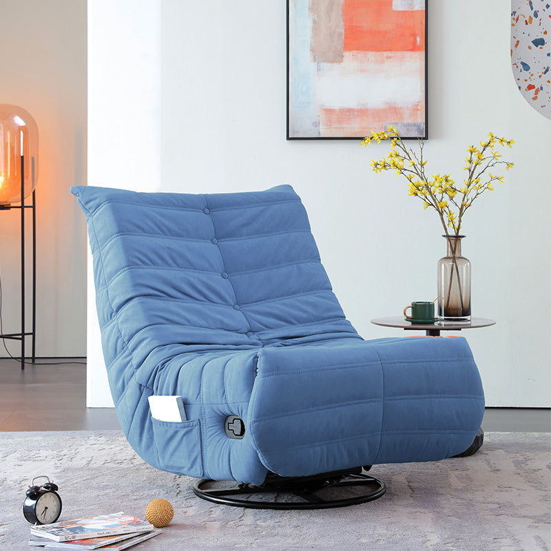 Manual-Push Botton Recliner Traditional Fabric Pushback Recliner