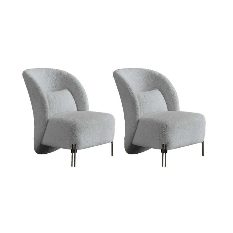 Sedia a sdraio senza braccio a bracciolo solido cuscino da letto posteriore sedia