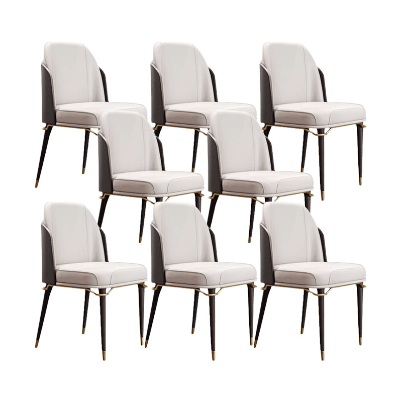 Sedia da pranzo senza braccio imbottita casa finta canotta laterale da pranzo