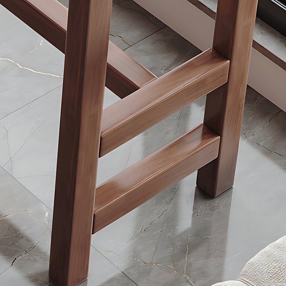 Modern Style Bistro Bar Table Rectangle Solid Wood Bar Table for Home ...