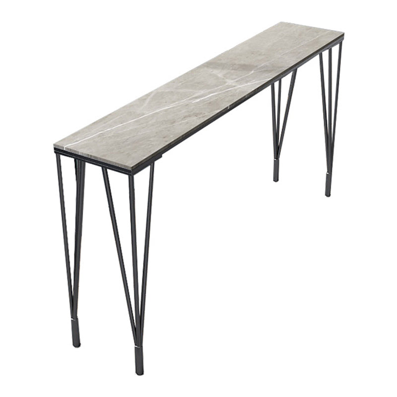 Tavolo da altezza della barra industriale tavolo da pub top con 4 gambe metalliche