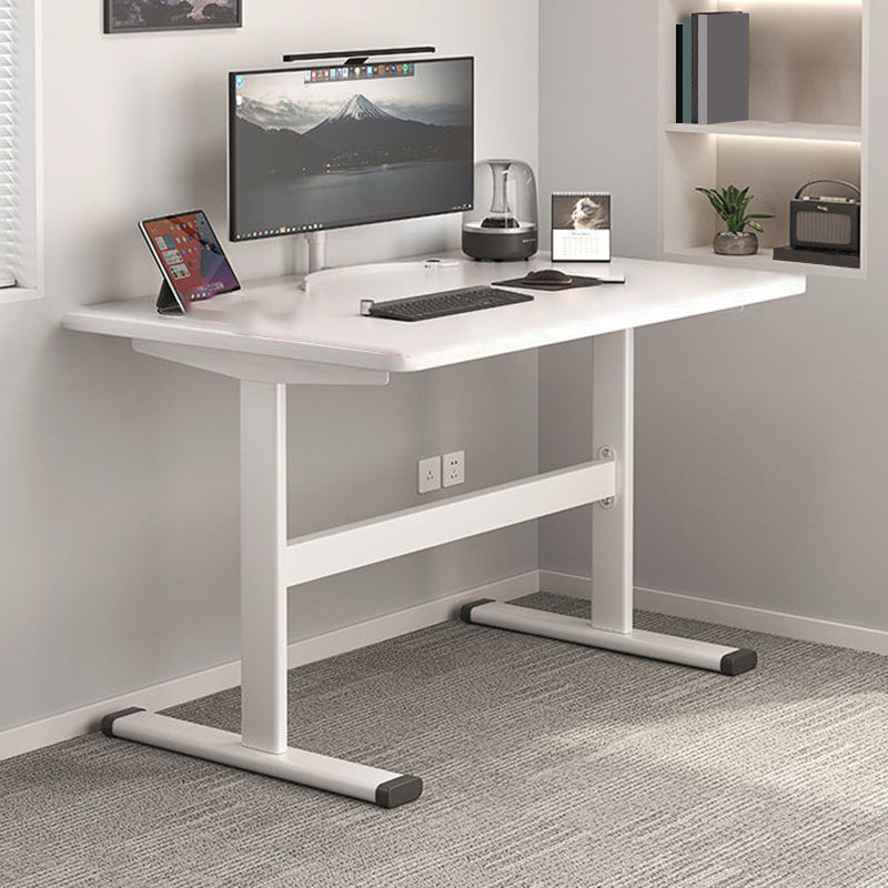 Bureau d'écriture en bois de style industriel 29.13 pouces de haut bureau avec des jambes en métal