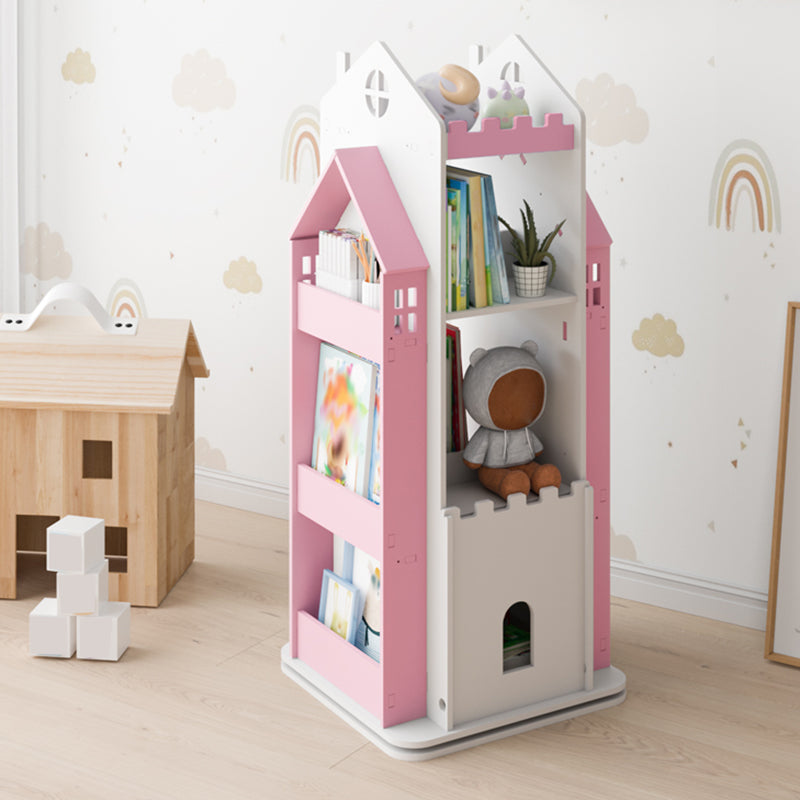 Scandinavian Open Back Standard Bookshelf Engineered Wood Bookcast voor studieruimte