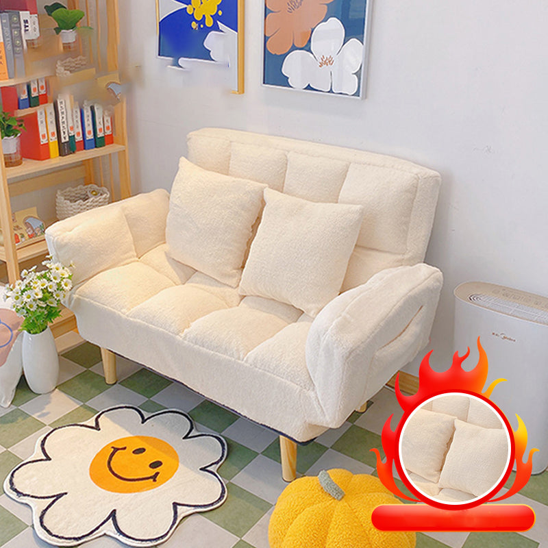 Salon canapé velours de style contemporain