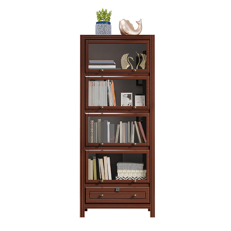 Stile moderno chiuso Bookcase in legno standard per la sala da studio