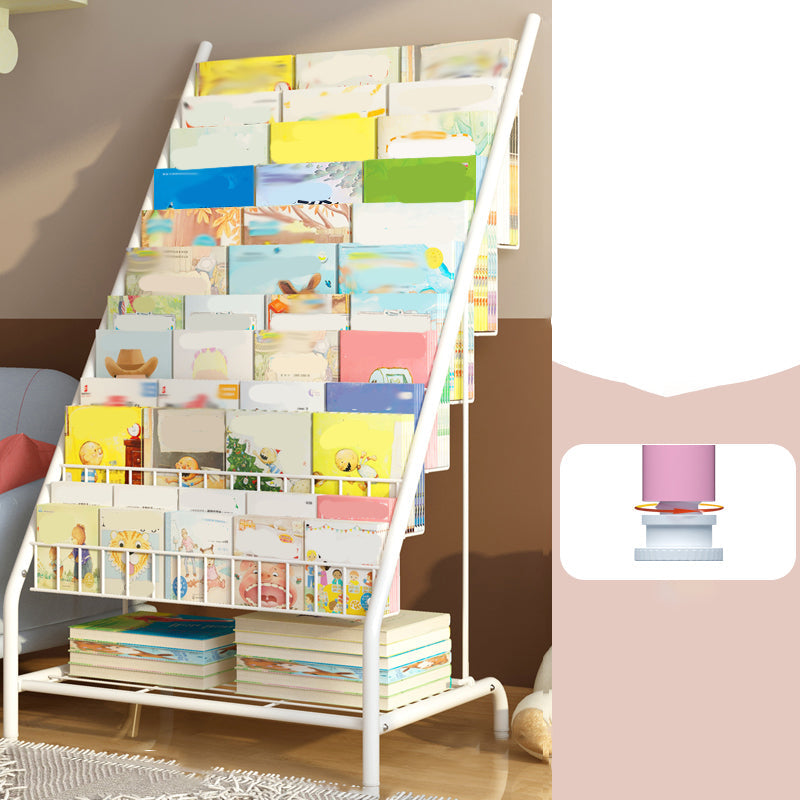 Les étagères scandinaves standard à dos fermé en métal sont inclus une bibliothèque