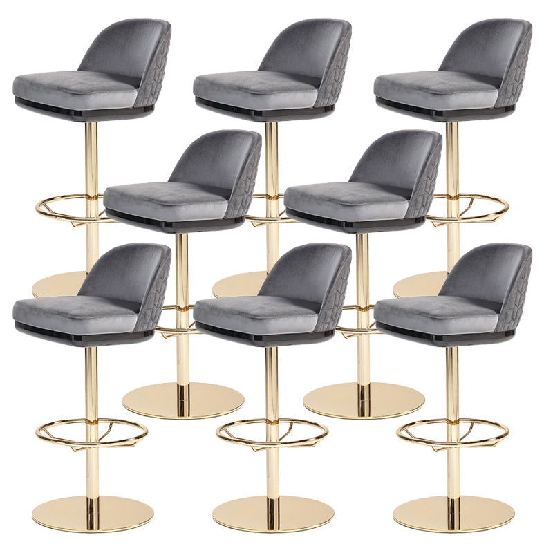 Glam roteerbare barkruk lage achterste aanrechtbark ontlasting voor thuis