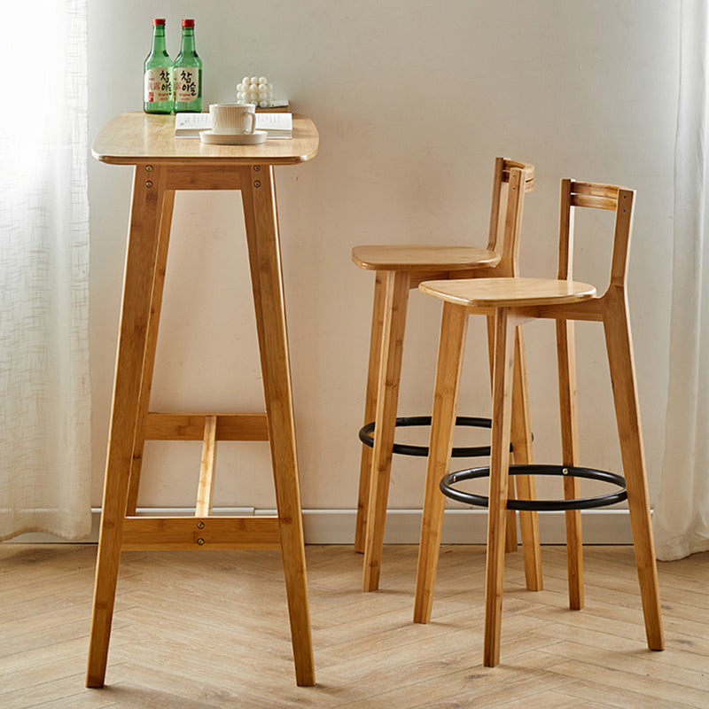 Contatrice in legno moderna rettangolare 1/2/3 pezzi tavolo da bar set per balcone