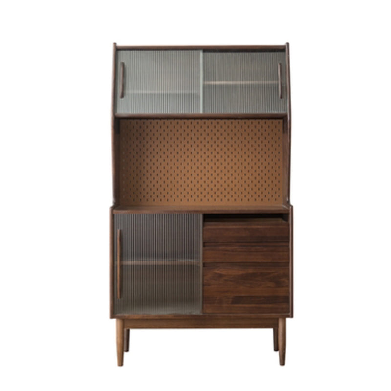 Porte mobili moderne moderne in legno con porte da pranzo con cassetti