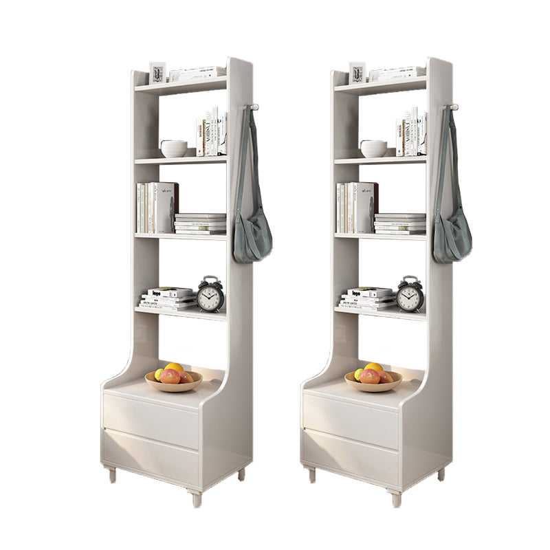 Table de nuit à accent en bois massif table de nuit moderne pour chambre à coucher