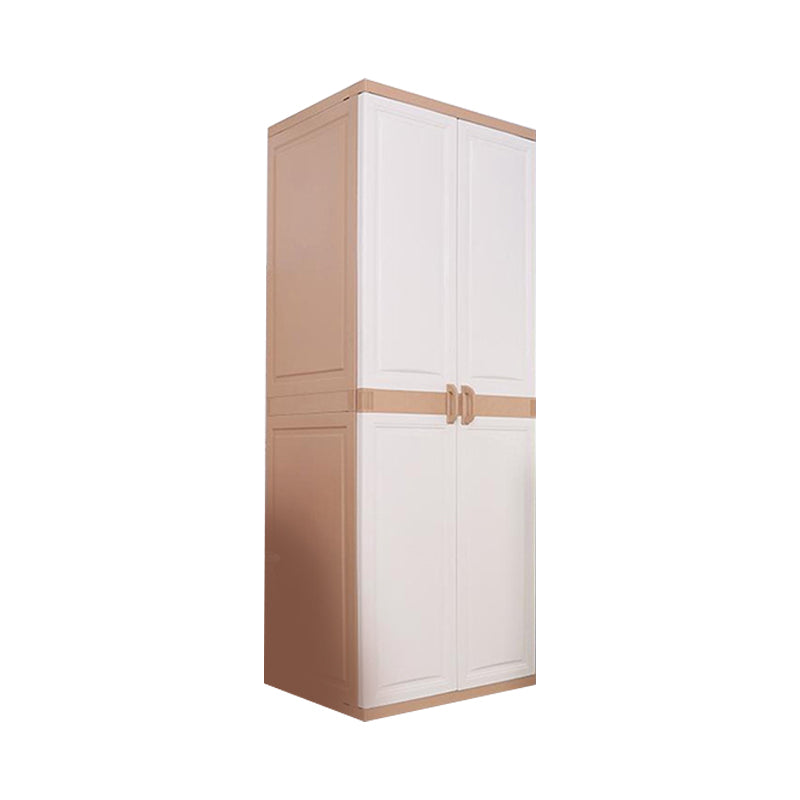 Plastic Matte Finish Storage Cabinet Modern Bedroom Hinged Door Cabinet