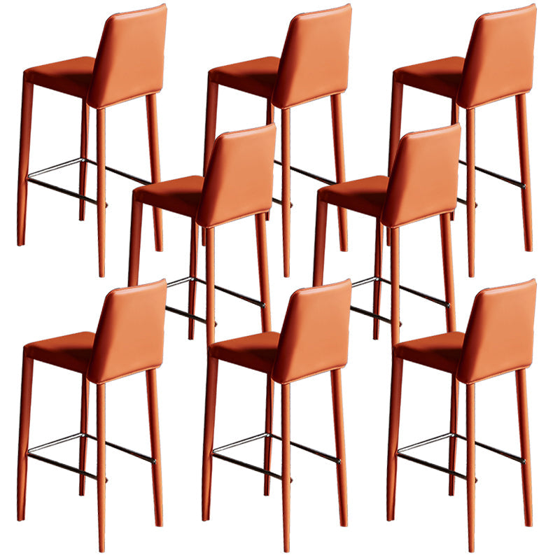 Taburete de barra de barra de metal de estilo moderno taburete de barra de mostrador para la cocina