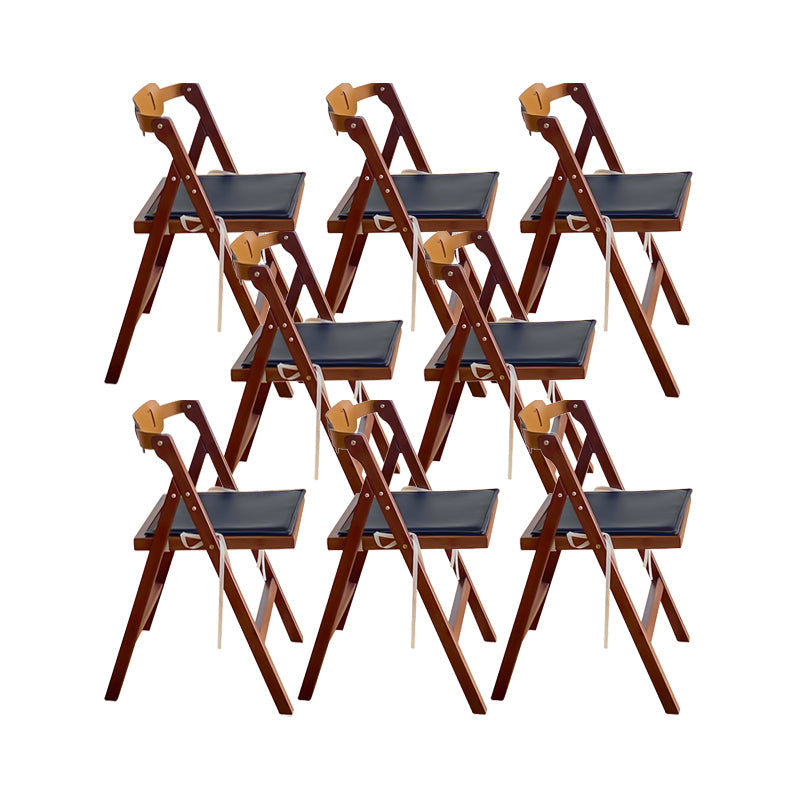 Sedia laterale pieghevole moderna sedia da pranzo in legno posteriore per casa