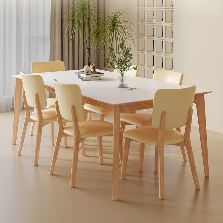 Juego de comedor moderno 1/4/5/6/7 PCS Muebles de comedor de madera