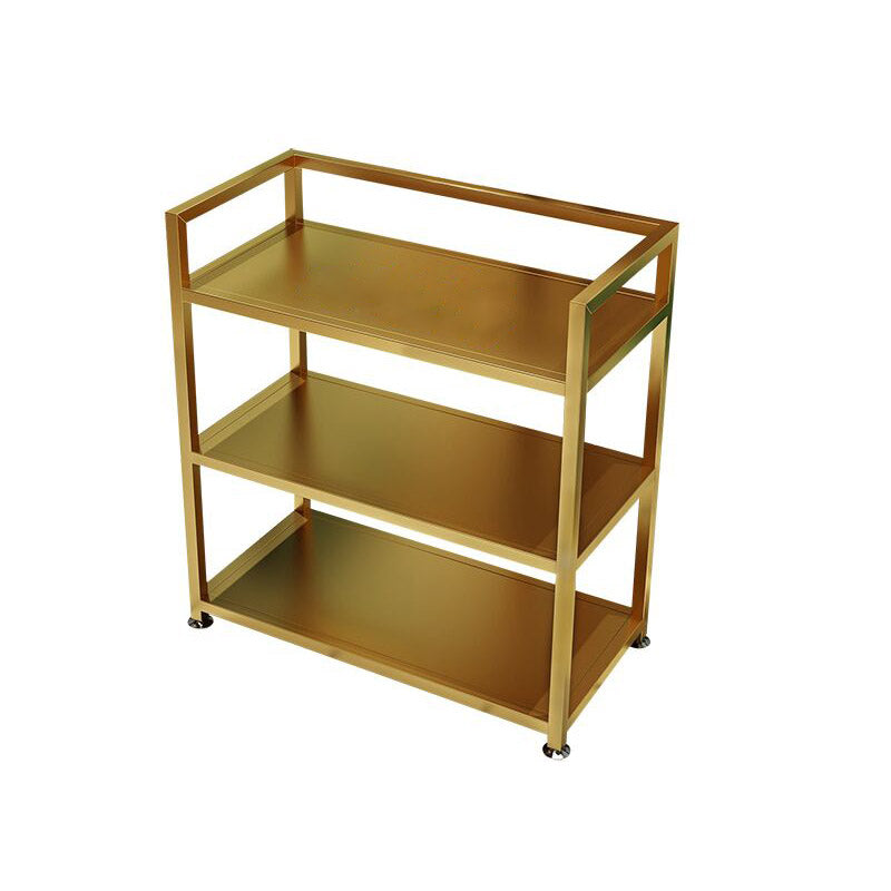 Mesa de preparación de preparación de almacenamiento abierta moderna mesa de preparación de comedor rectangular