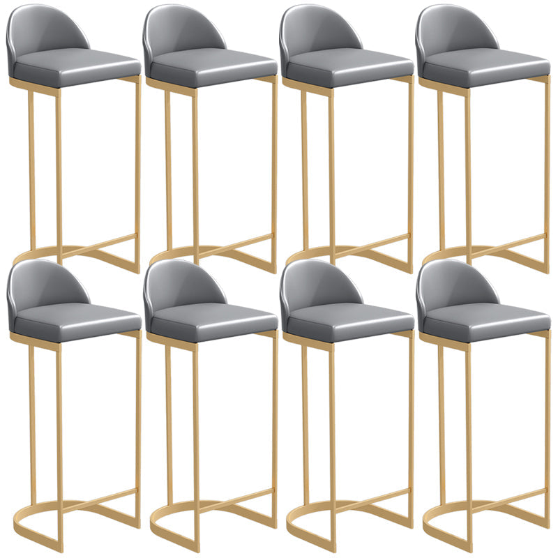 Armless Counter Height Stools Glam Counter and Bar Stool for Restaurant