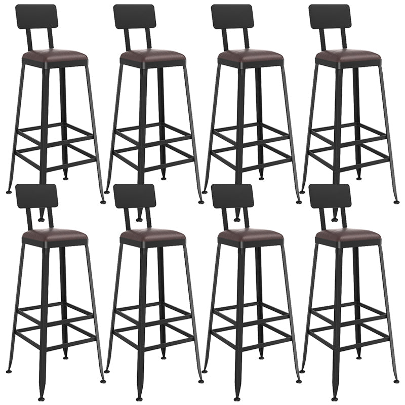 Contemporary Counter Height Stools Low Back Counter Chair for Restaurant