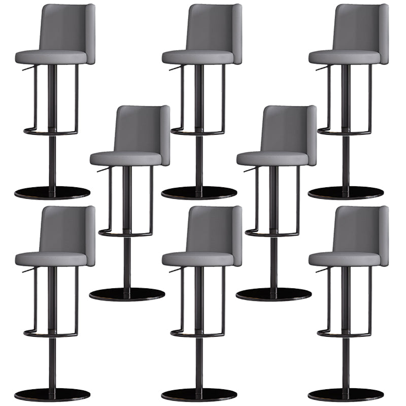 Industrial Adjustable Bar Stool Low Back Counter Bar Stool for Kitchen