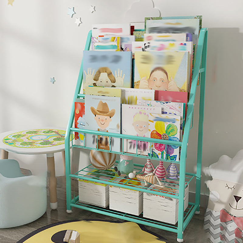 Scandinavische ladder boekenplank metaal gesloten boekenkast met planken