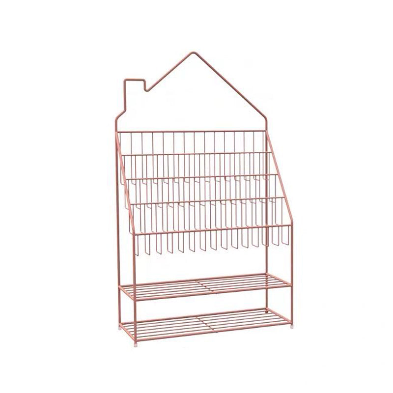 Scandinavian gesloten back ladder boekenplank metalen boekenkast met planken