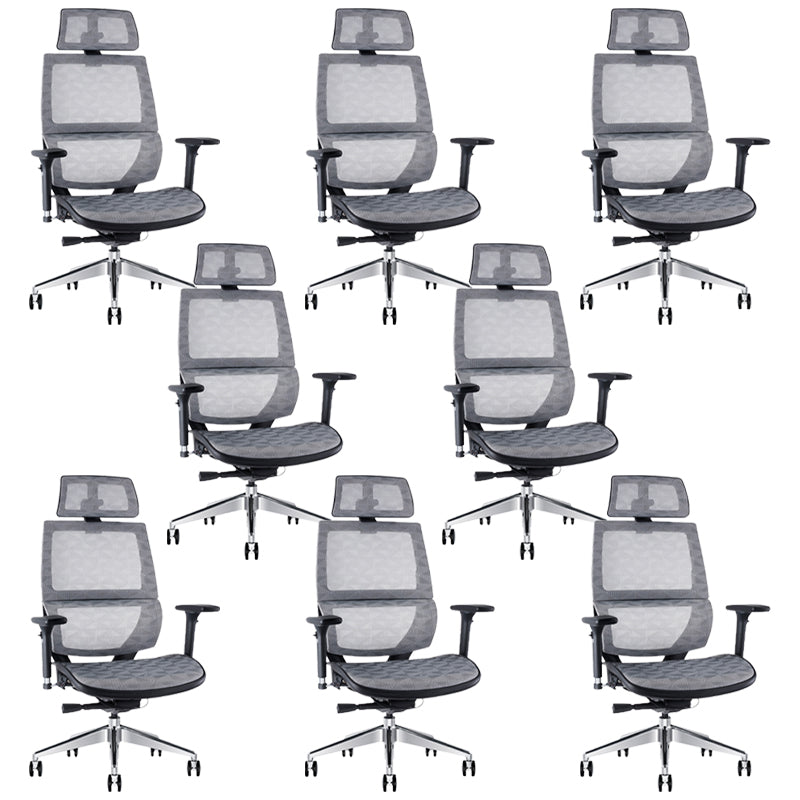 Sedia da scrivania armi rimovibile sedia moderna ergonomica con schiena traspirante