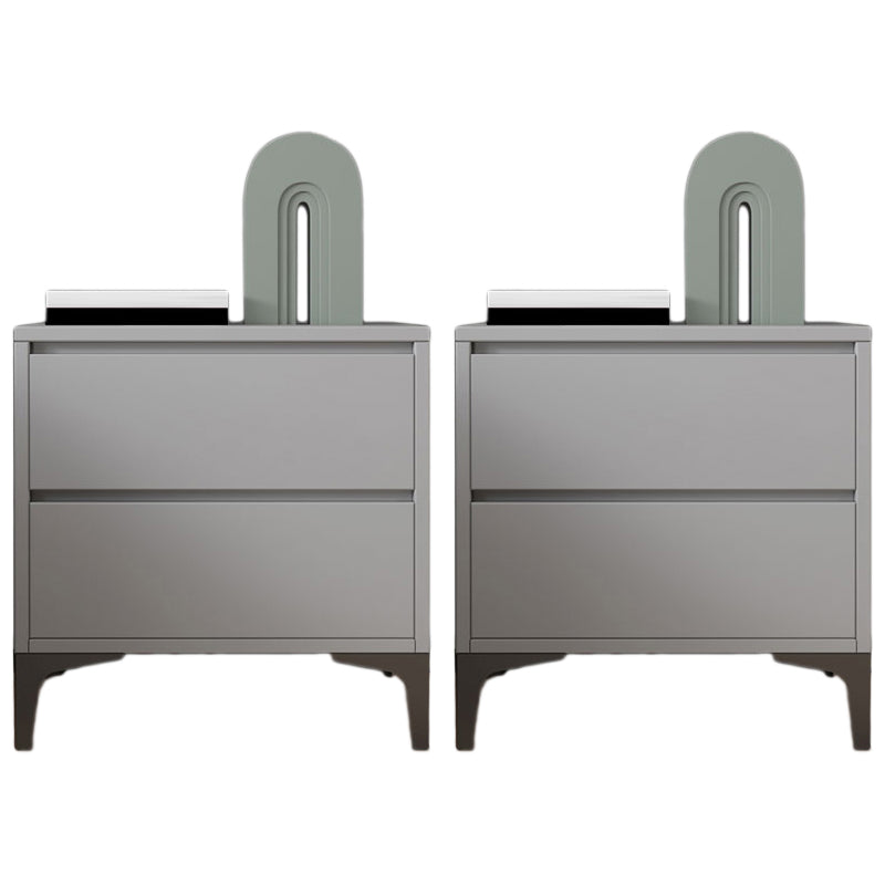 ホーム用の2つの引き出し付きナイトスタンドストレージナイトテーブル