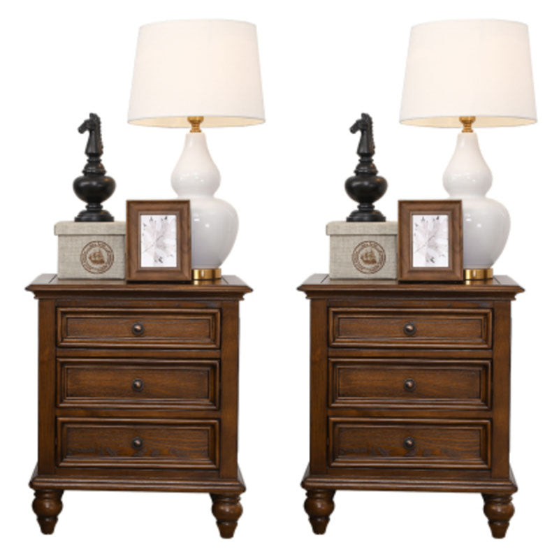 Traditional Night Table Storage Bed Nightstand with 3 Drawers for Home https: res.litfad.com site img item 2022 12 03 6977469 1200x1200.jpg 2 Piece Set Clearhalo 'Bedroom Furniture' 'furn' 'furn_night_stand' 'Furniture' 'night_stand' 'Nightstands' 6977471