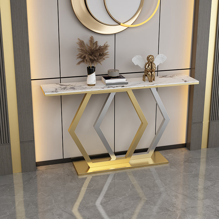 Glamkonsole Akzenttisch Antikes Finishsofa in Stein