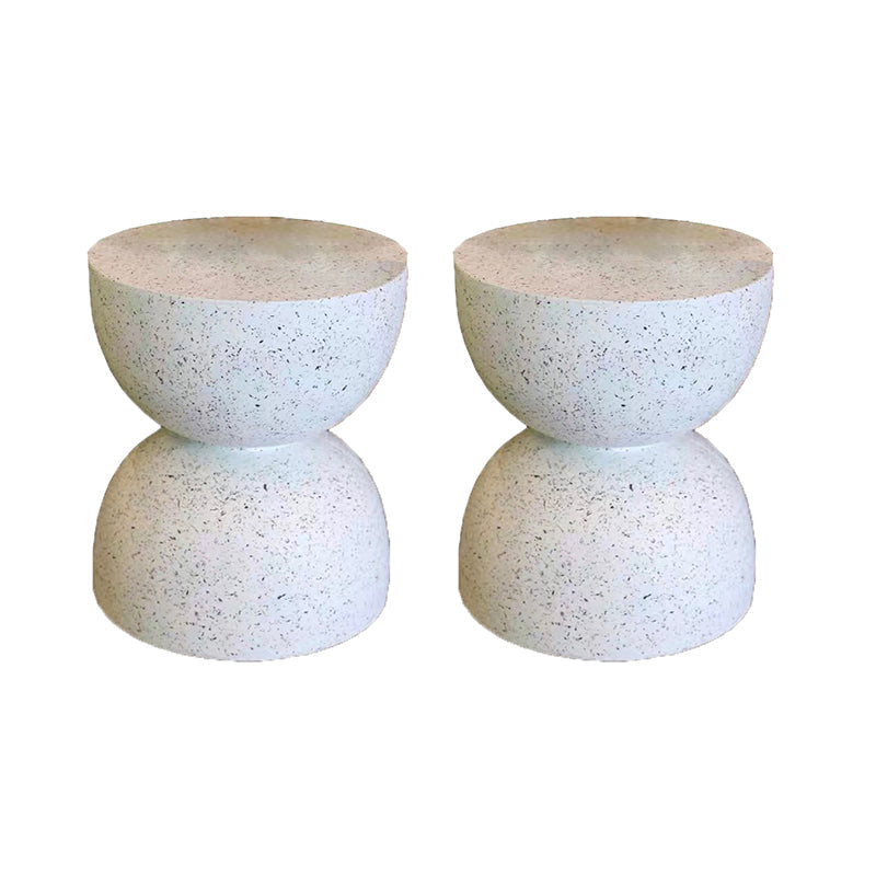 Contemporary 15.74" Wide End Table Round Concrete Side Table 2 Clearhalo 'Coffee & Accent Tables' 'End & Side Tables' 'end_side_tables' 'furn' 'furn_end_side_tables' 'Furniture' 'Living Room Furniture' 6984140