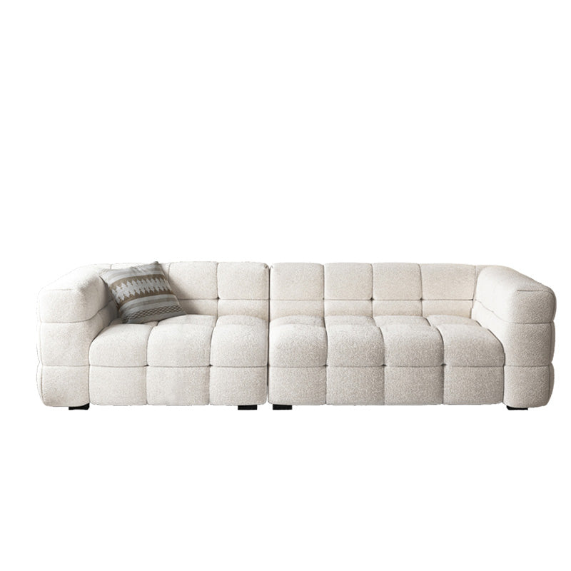 現代のビスケットバックソファタキシードアームリビングルームのラブシート