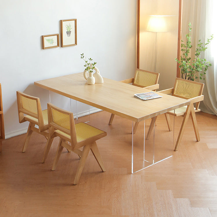 Table à manger en bois moderne du rectangle 1/3/5