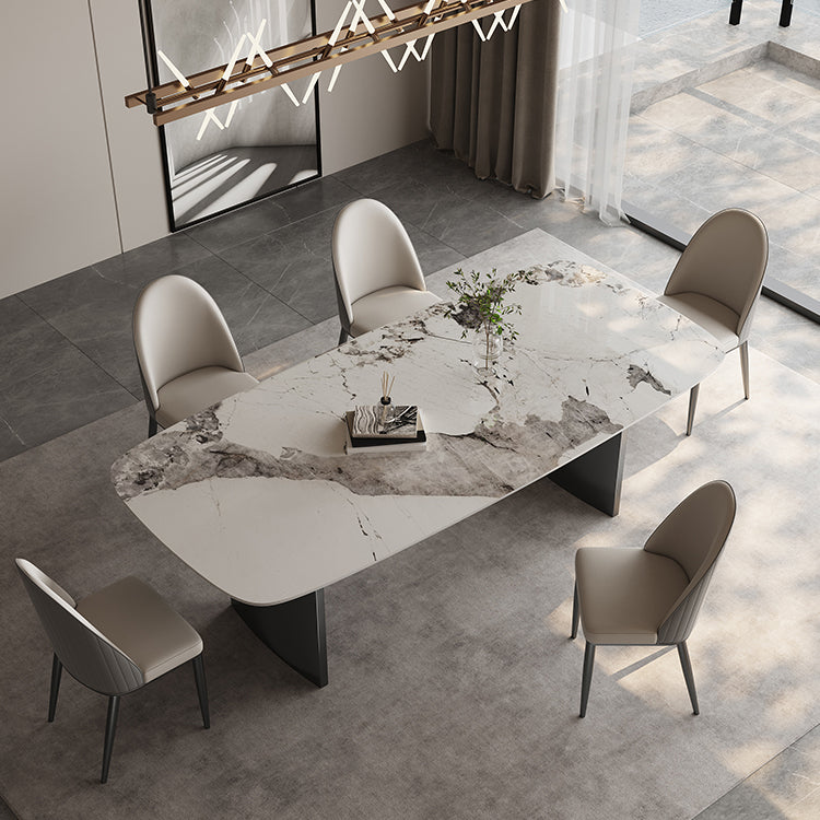 Rectangular Dining Table Set 1/4/5/6 Pcs Modern Dinette Set for Kitchen