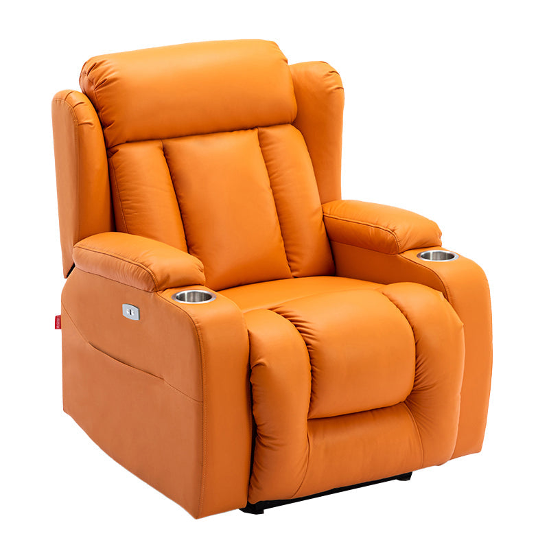 Modern Fux Leather Club Club Recliner Massage Home Theater Recliner